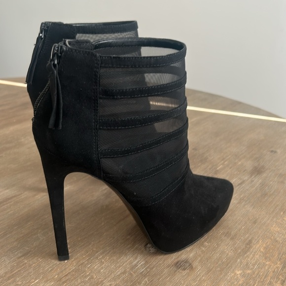 Aldo Stiletto Mesh Ankle Booties Size 6.5 - Picture 3 of 13